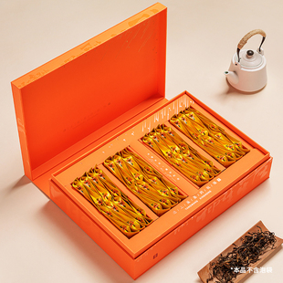 茶叶包装礼盒空礼盒岩茶肉桂大红袍长泡袋摆泡装白茶礼盒装空盒子