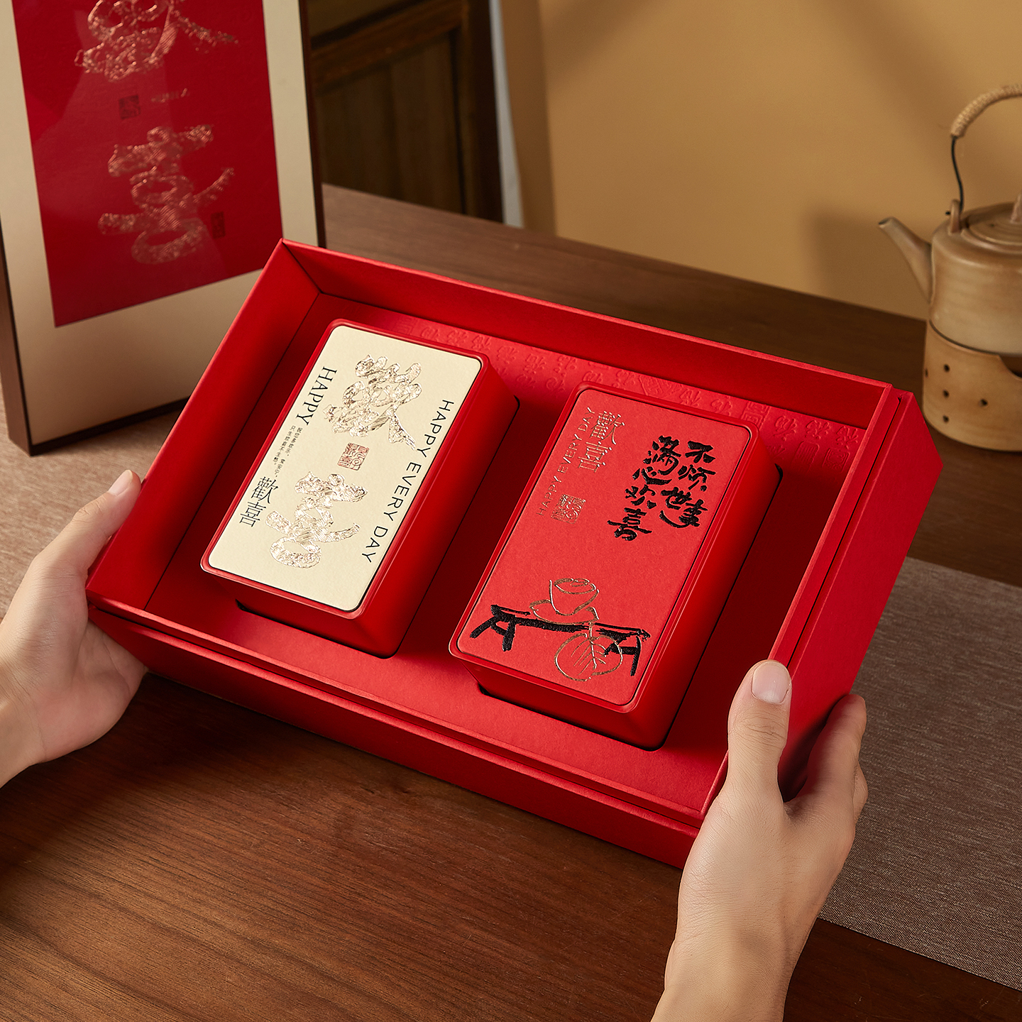 茶叶包装盒空盒红茶礼盒定制