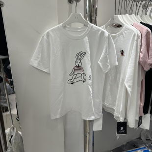 上衣7196 T恤百搭打底衫 T.T巴厘衣柜 圆领卡通图案宽松短袖