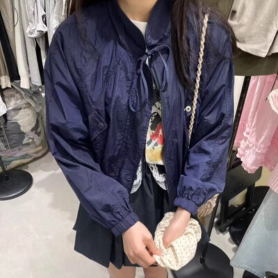 纯色简约薄款风衣外套防晒衣