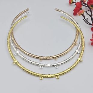 合金保色璎珞项圈平安锁diy手工古风汉服大项圈配件材料