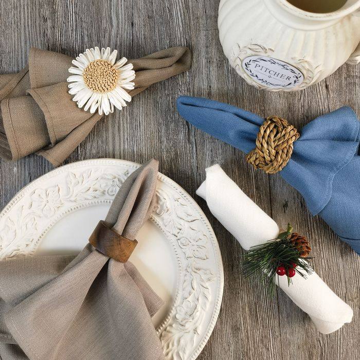 厚实餐巾布美式乡村禅意棉麻