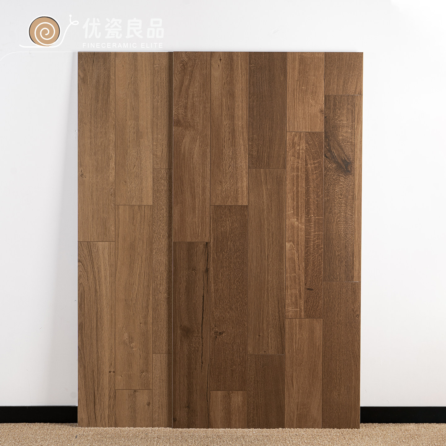 法式复古风枫木拼接木纹砖客厅卧室民宿仿木纹地板砖瓷砖600x1200