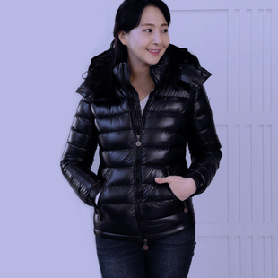 短款 修身 羽皇 帝虎 20DM 羽绒服女 白鹅绒 JDY398 魔鬼兄弟