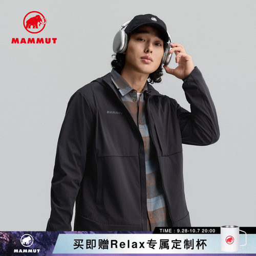 猛犸象Relax男防风防泼水软壳