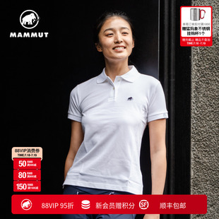 MAMMUT猛犸象Matrix 女士户外运动CoolMax速干衣薄短袖 polo衫