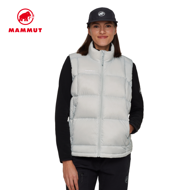 MAMMUT猛犸象Glacier女士户外徒步登山休闲轻量保暖羽绒马甲背心