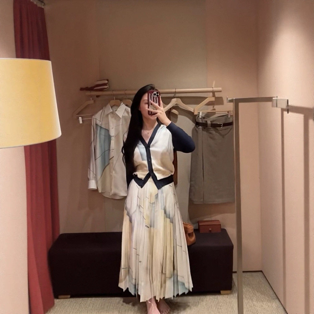 深圳南油老钱风LP桑蚕丝拼毛衫开衫老钱风对襟开衫外套航海系列开图片