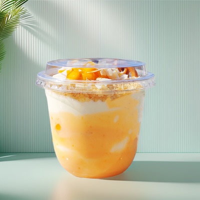 一次性PET杯子食品级360ml1000只