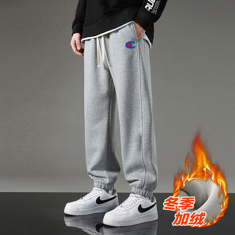 冠军涂鸦男女同款宽松休闲长裤