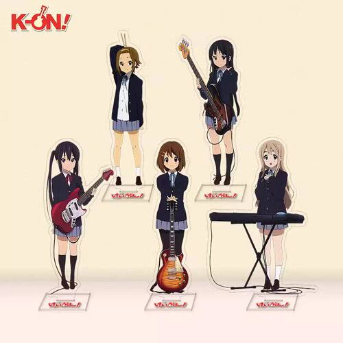 K-ON轻音少女亚克力立牌摆件平泽唯秋山澪田井中律中野梓周边礼物