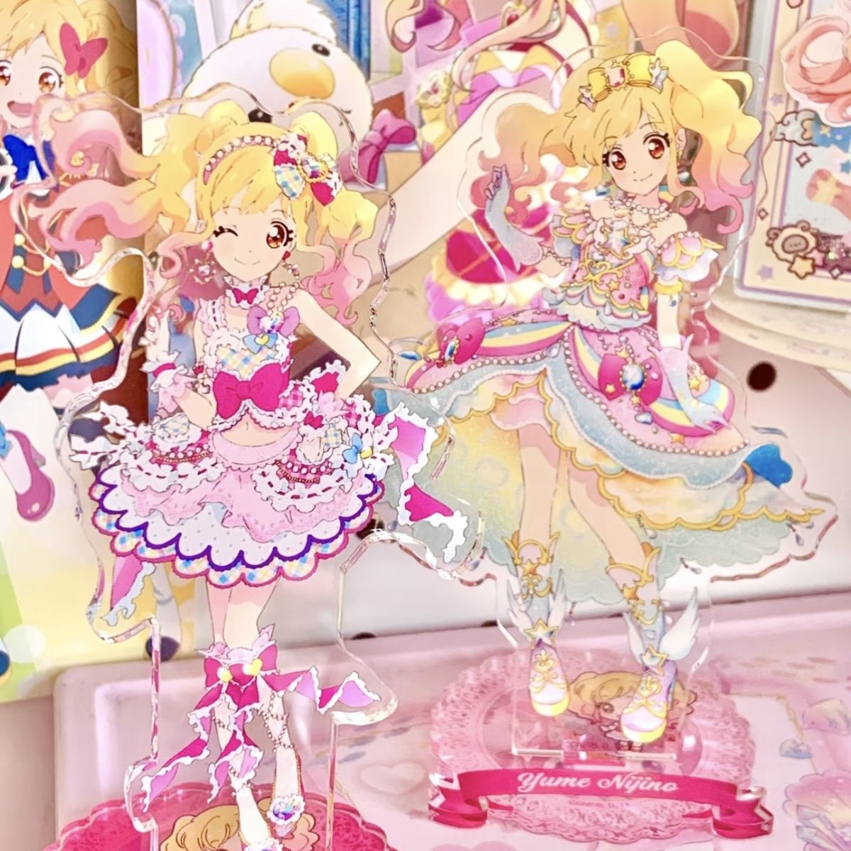 偶像活动STARS!虹野梦星之翼系列同款自制二次元周边亚克力立牌