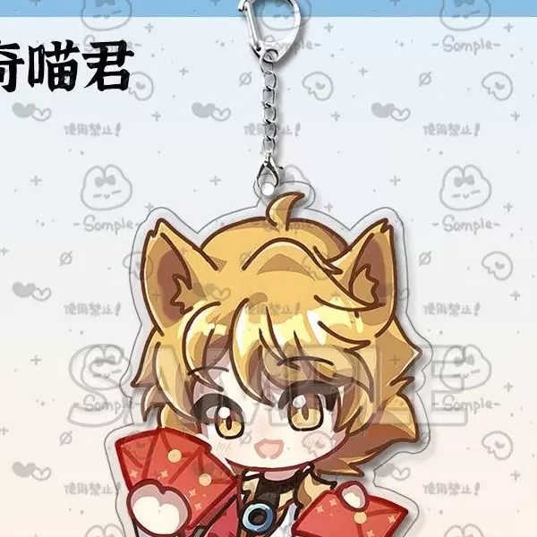奇喵君故事新春Q版钥匙扣亚克力周边猫小九历险记猫八两猫五灵姬图片