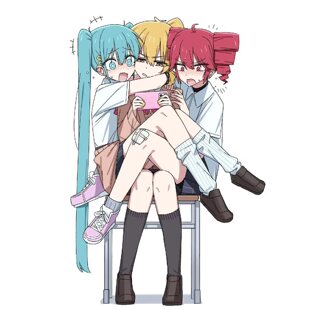 miku二创miku三人组立牌亚克力重音teto亚北音留动漫周边精美摆件