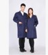 耐磨加厚蓝大褂长款 工作服男女实验服食品厂搬运工人劳保服长衫