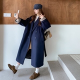 现货2025秋冬韩版休闲西装领羊毛呢羽绒外套百搭短款8019P300K439，女装毛呢外套，浙宝253