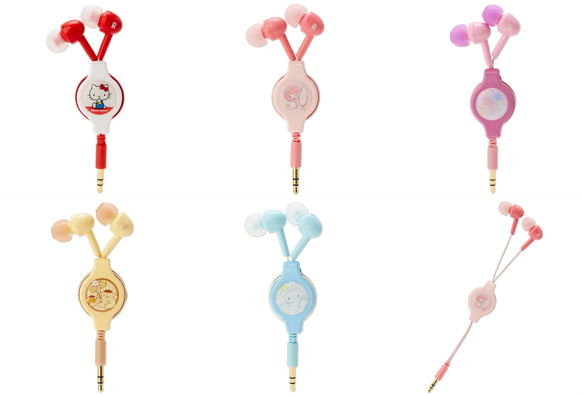 兔宝日本代购Sanrio Hello Kitty双子星Melody布丁狗玉桂狗耳机