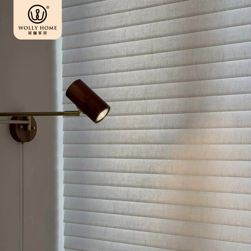 百叶窗帘遮光升降卷帘2025新款电动香格里拉遮阳办公室儿童房定制