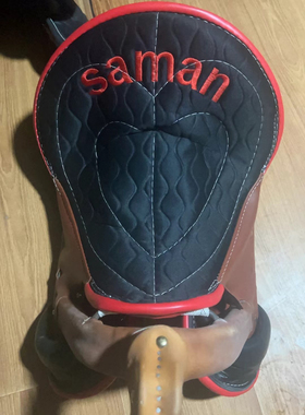 吉尔吉斯坦 saman品牌马鞍框架柳树面层硅胶纤维