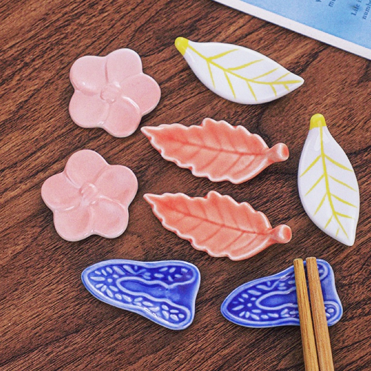 日式和风陶瓷筷子架小众创意杂货