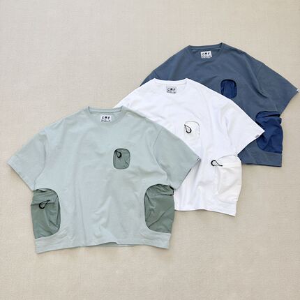Mountain-Style Recommended Cmf Outdoor Garment Phantom Tee Large Pocket Functional Oversized Short-Sleeve T-Shirt