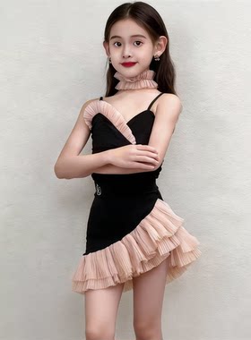 舞慧拉丁舞练功服女童2026新款高级感演出服网红日常专业夏季