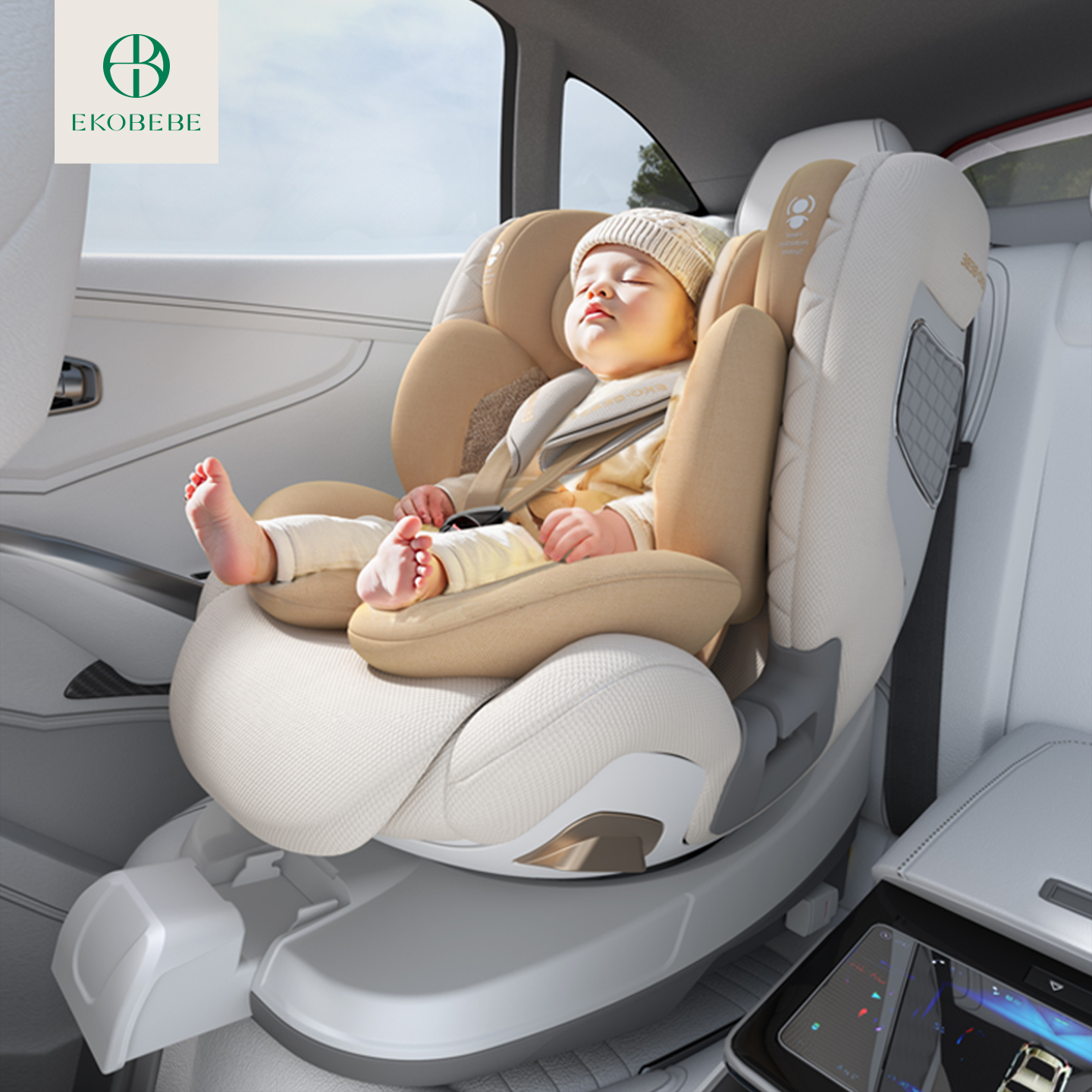 怡可贝贝80km/h碰撞测试安全座椅