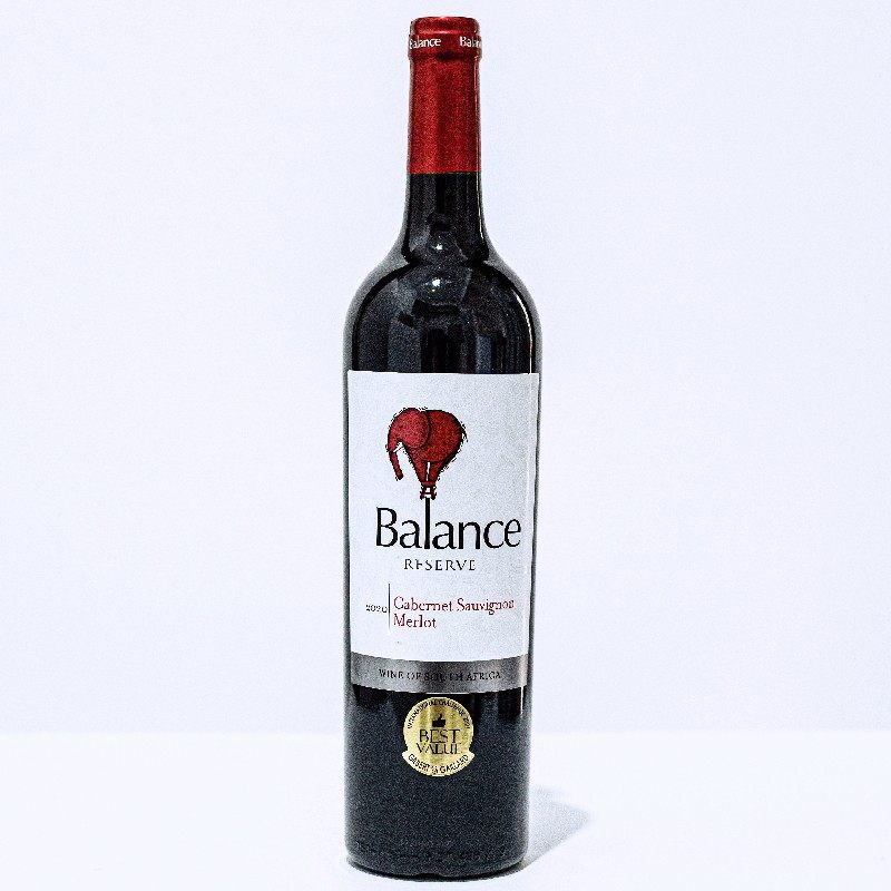 balance非象珍藏赤霞珠美乐干红葡萄酒南非原瓶进口红酒金奖750ml
