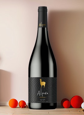 ALPACA金羊驼珍藏西拉红葡萄酒智利迈坡谷原瓶进口干红宴请礼品酒