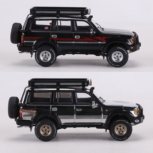 GCD 1:64丰田酷路泽陆地巡洋舰LC80仿真合金汽车模型收藏