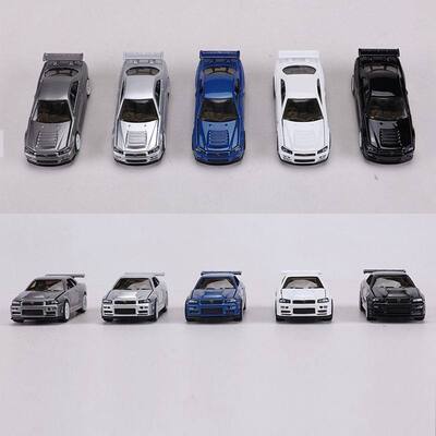 164日产GTRR34开盖合金车模