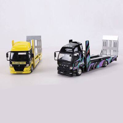 GCD164三菱双层合金卡车模型