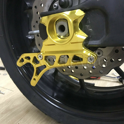 MT-07后轮起车钉保护CNC