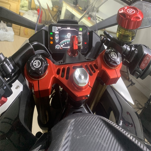 适用于 春风450SR 改装上联板装饰盖上盖帽 CNC铝合金配件