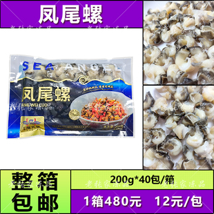 包邮海天使凤尾螺200g/包海鲜小炒私房菜捞汁海鲜下酒菜餐饮商批