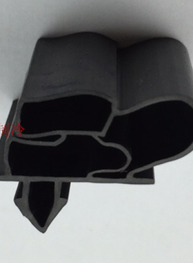 T2款带磁性密封门胶条 胶带 黑色门边条 超市便利店冰箱密封胶圈