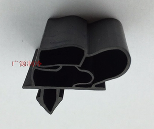 T2款带磁性密封门胶条 胶带 黑色门边条 超市便利店冰箱密封胶圈