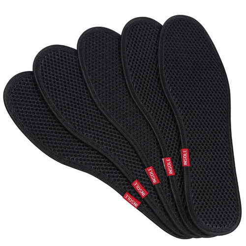 竹炭除臭鞋垫男女透气吸汗防臭软底舒适加厚运动皮鞋鞋垫夏 - 封面