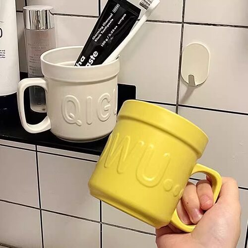 【大容量】高颜值漱口杯家用牙刷杯子洗漱杯情侣杯创意杯学生宿舍