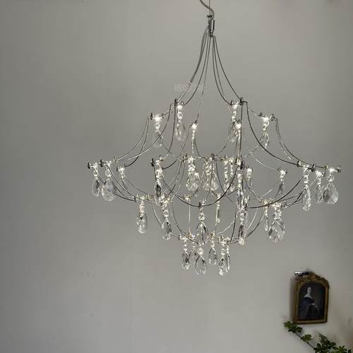 满天星水晶吊灯现代轻奢意式别墅