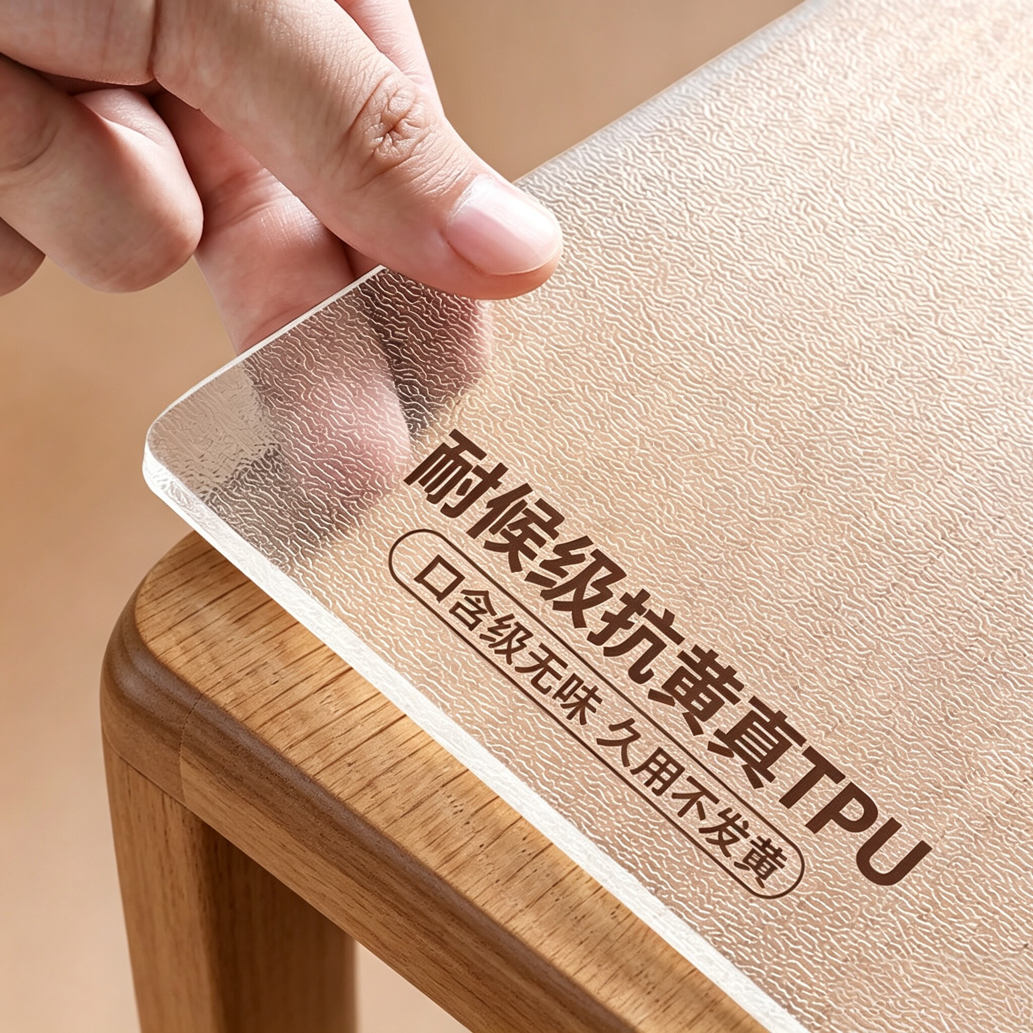 【耐候级】抗黄变tpu软玻璃桌垫图片