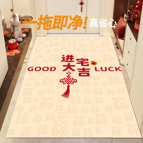 入户门地垫pvc加厚耐脏可免洗2025新款脚垫进门玄关门口地毯裁剪