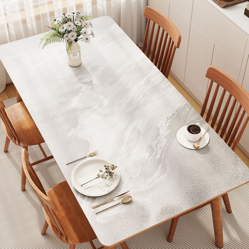 大理石纹皮革耐高温餐桌垫