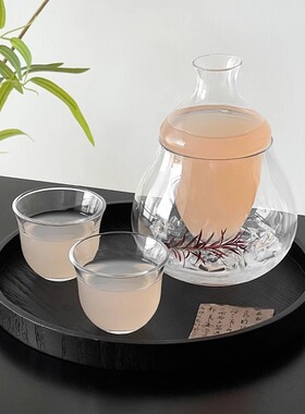 云琳新中式茶馆茶具套装日式玻璃冷萃分茶器精致酒壶高颜值下午茶