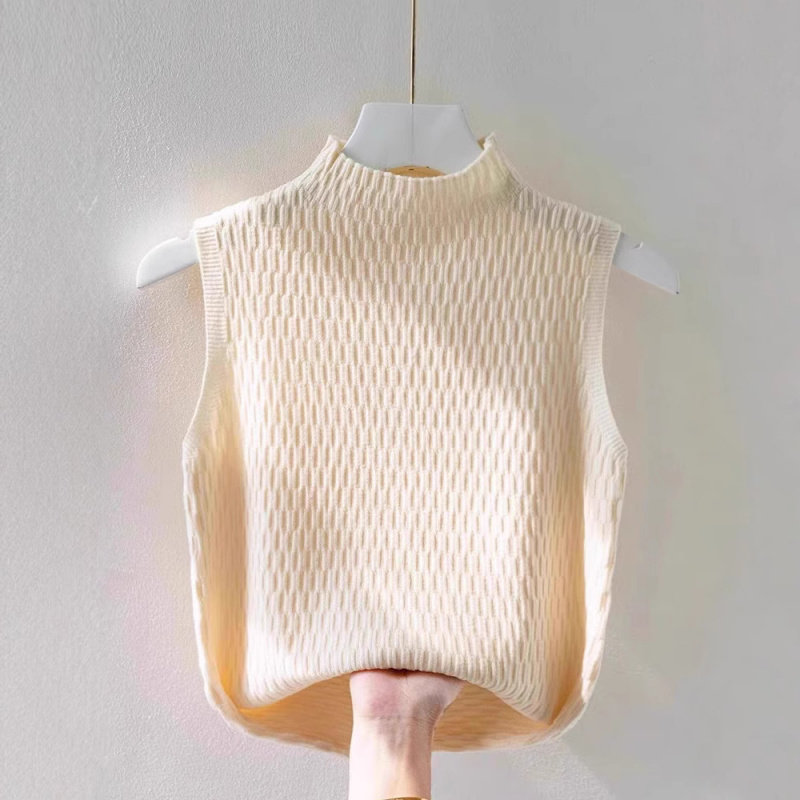 包芯纱吊带小背心女夏季新款内搭打底衫半高领毛衣无袖针织上衣外,女装/女士精品,抹胸,淘宝优惠券,粉丝福利购,淘宝优惠卷