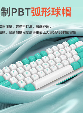 红龙M61有线磁轴机械键盘8K回报率 RT键盘可调节键程 RGB背光61键
