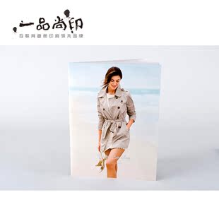 画册印刷女装样本目录打印实拍胶装锁线精装案例定制印刷宣传册