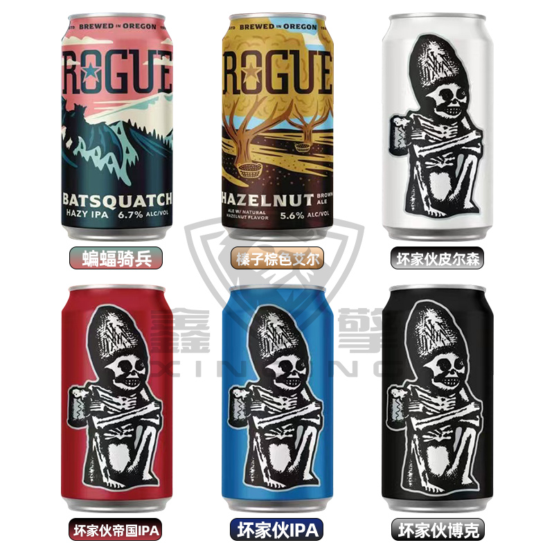 Rogue罗格精酿啤酒坏家伙IPA榛子棕色艾尔美工进口