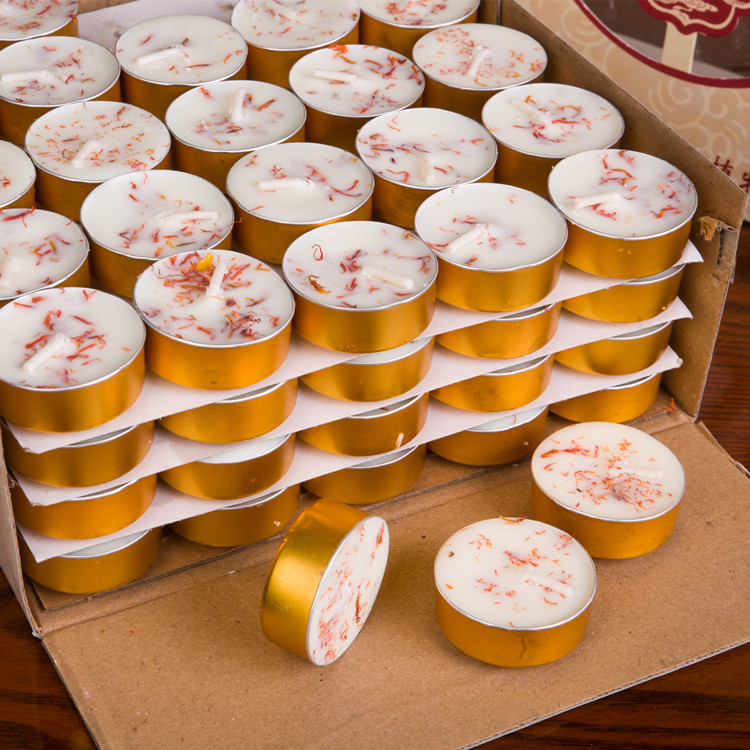 自在园酥油灯4小时家用蜡烛供佛