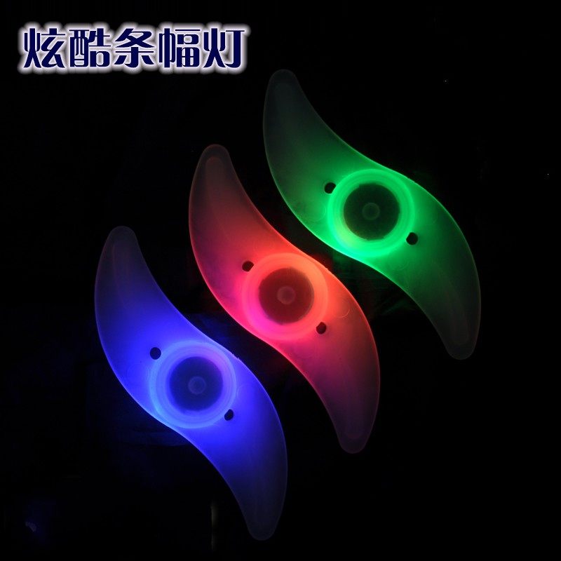 户外骑行装备辐条灯单车风火轮硅胶灯条灯钢丝灯山地自行车车轮灯